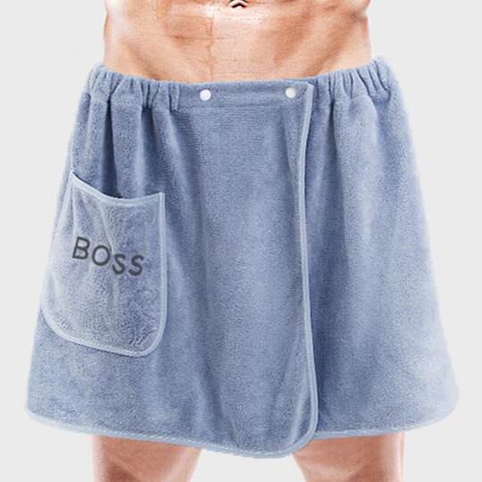 浴巾男士可裹吸水加厚柔软青少年浴裙穿衣式浴袍懒人洗澡毛巾66