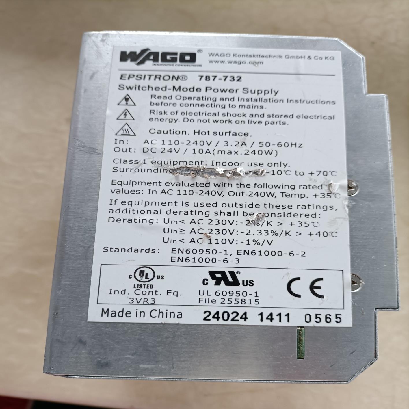 (设备配件),下看好成色-,787万可电源模块如图 WAGO732拆机 - 图0