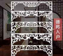 Door lintel hanging out corner floral wood line flower window corridor shielded ceiling hollowed-out flower lattice partition pvc carved flower plate decoration