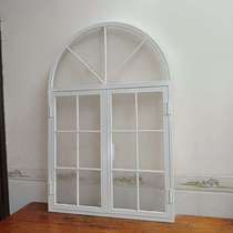 Fa-style Iron Art Retro Casement Windows House Dining Room Café Vaulted Floor Window Interior Book Room Attic Lighting Windows