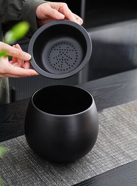 大容量陶瓷茶渣缸功夫茶茶洗水盂