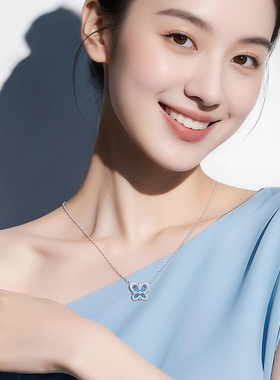 原创高级感珐琅项链女