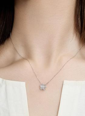 可转动项链女EGEM意境S925纯银