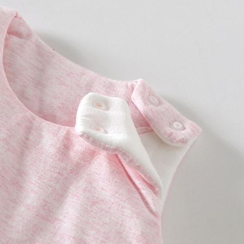 宝宝加厚肩扣侧开马甲男女幼儿表里纯棉卡通可爱婴儿冬季保暖外穿 - 图2