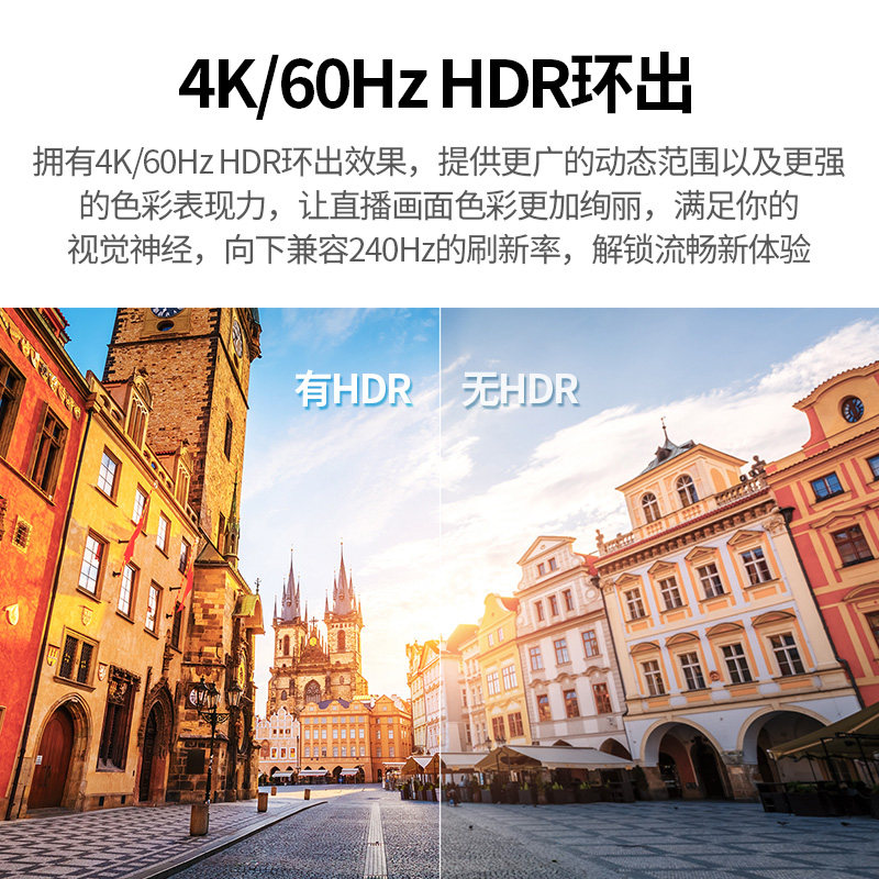 绿联视频采集卡直播专用hdmi转usb高清4K手机switch相机ps5录制器