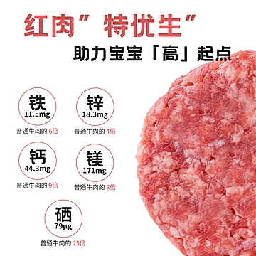 天佳名师安格斯谷饲牛肉饼汉堡婴幼儿[5元优惠券]-寻折猪