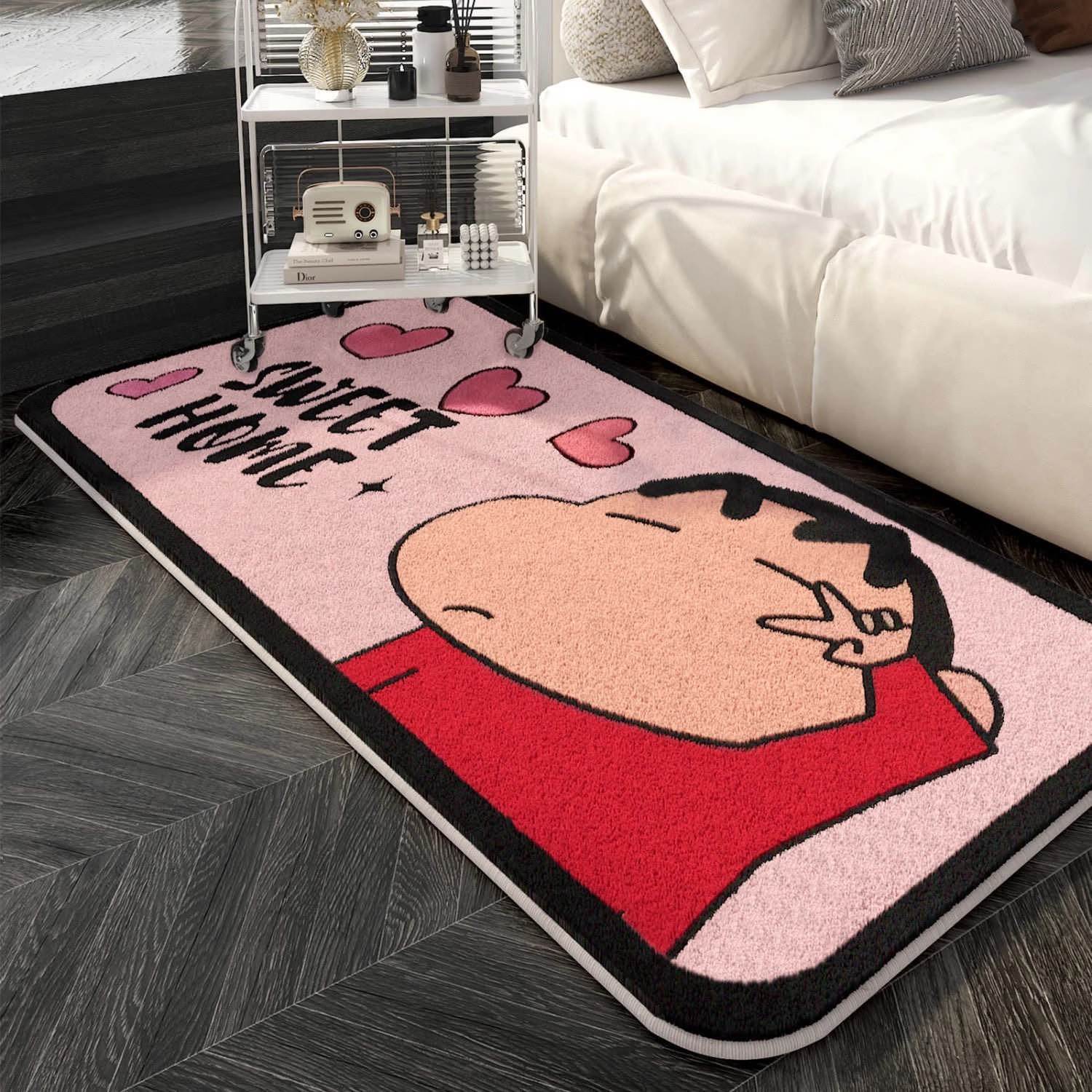 Xiaoxin cartoon square hand washable non-slip sound-absorbing carpet
