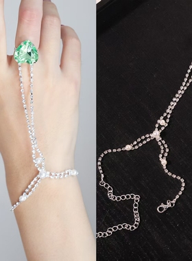 欢天喜地七仙女同款灵石手链发箍古风仙气戒指COS妆造头饰配饰品