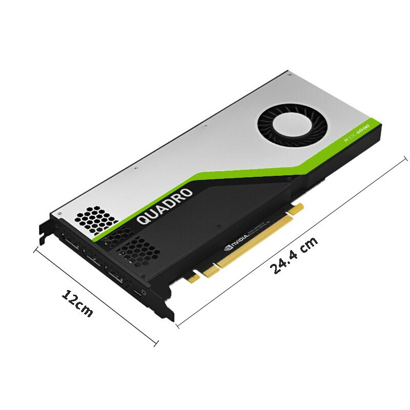 丽台NVIDIA Quadro RTX4000 8GB GDDR6 专业绘图卡设计渲染建模卡 - 图1