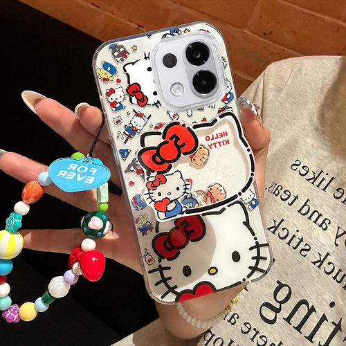 适用OPPOK12S新款手机壳K12x可爱创意K11满屏KT猫K10x硅胶保护套OPPOK9s全包防摔外壳K9x支架加挂绳 - 图1