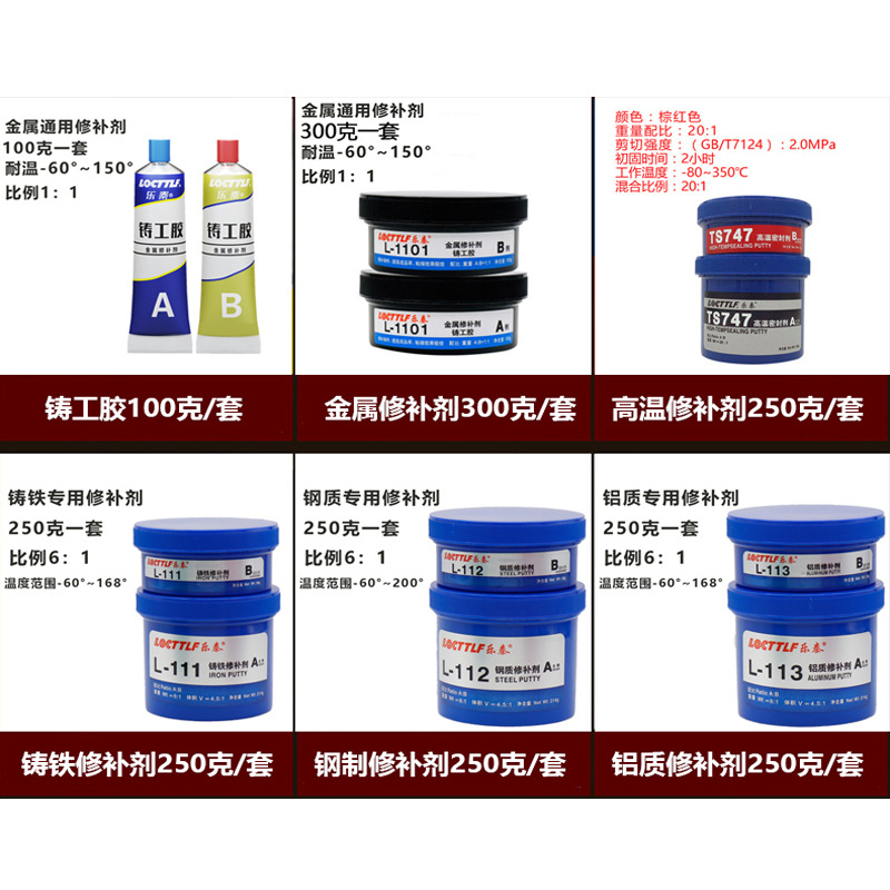 下水管道胶水箱漏水修补胶铸铁堵漏神器金属暖气高温密封防水胶 - 图0