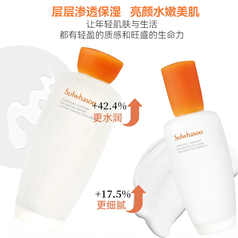 SULWHASOO/雪花秀滋盈肌本舒活水乳套盒护肤品补水修护祛黄提亮