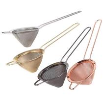 Bar Attack Slightly on Wine Double Layer Fine Filter Drain Net Bar Triangle filter Wine Filter Ice Net Filter Ice filter