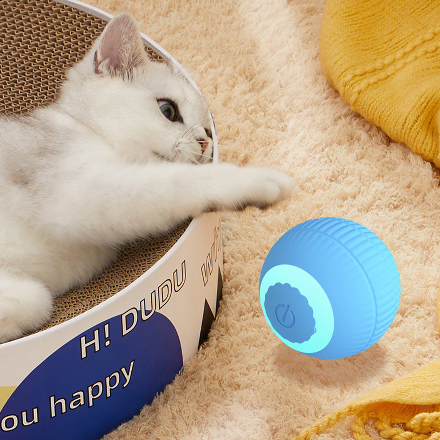 ucat逗猫球猫咪玩具智能自动逗猫球小猫猫滚滚球解闷耐咬 | 诚禄,淘宝优惠券,粉丝福利购,淘宝优惠卷