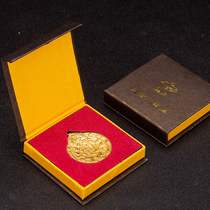 Tibetan Pyramid Pure Bronze Duozodiac Signs Nine Palace Gossip Signs of the Feng Shui brand with a word card boutique on the back