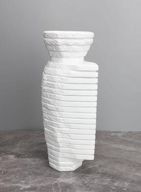 现代简约创意树脂仿大理石花器样板房家居茶几客厅玄关装饰品摆件