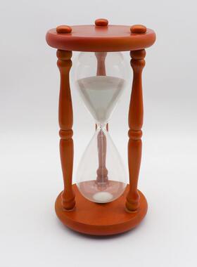 实木天然沙漏摆件高级感沙漏计时器流沙工艺品创意摆件商务礼品