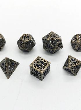现货新纯铜镂空金属骰子厂价直销欢迎选购