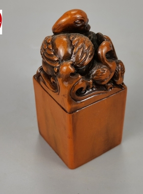 速发石石原玉山寿石雕老田黄石安居乐业印章玉玺姓名闲章篆刻