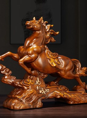 速发马到成功招新马摆件老板办公室工位桌面装饰厅客乔迁财居开业