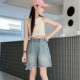 ເດັກຍິງ Summer Denim Shorts Thin Star Embroidery