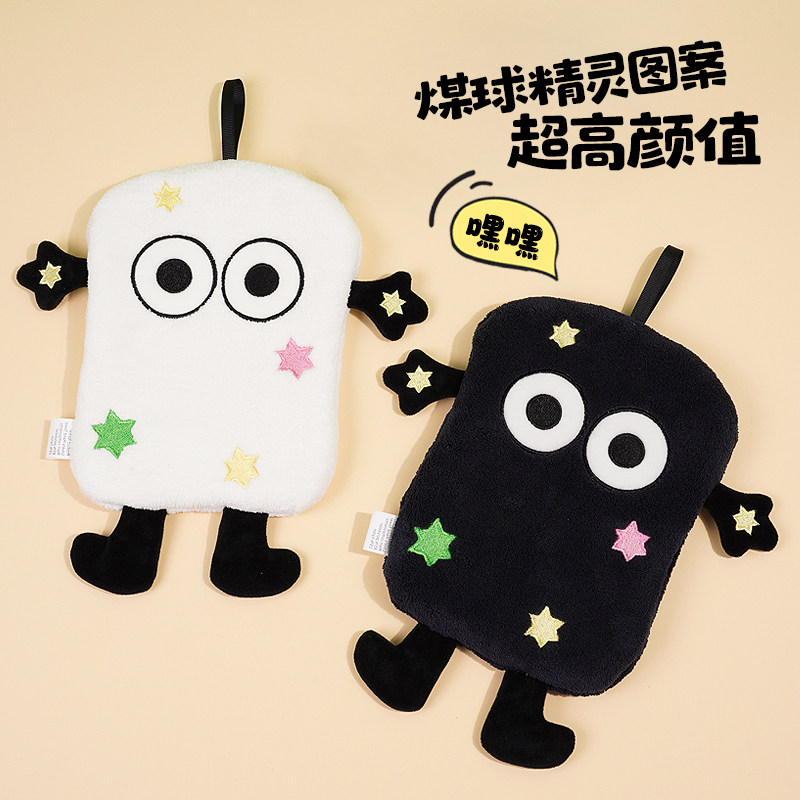 卡通擦手巾挂式可爱家用浴室卫生间厨房洗碗抹布吸水加厚手帕毛巾,淘宝优惠券,粉丝福利购,淘宝优惠卷