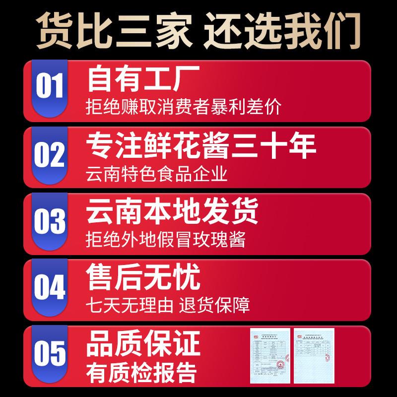 云南玫瑰果酱蓝莓草莓芒果桂花百香果酱钵仔糕冰粉专用商用刨冰饮 - 图1