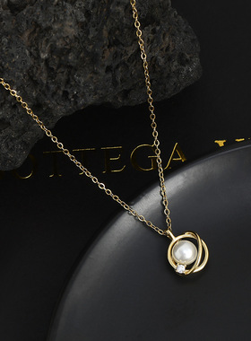 珍珠铜水波链女不规则