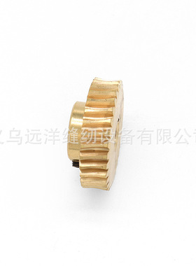 工业缝纫 适用于汉马 天王星 大王801削皮机 削皮机配件铜齿轮