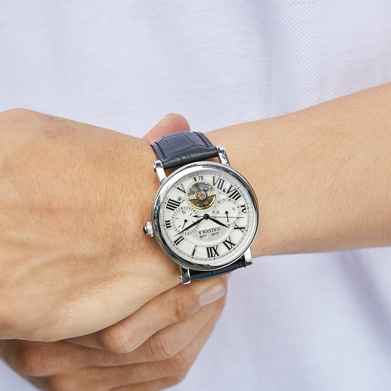 卡罗莱十大名全自动镂空新款机械表 caluola卡盟国产腕表