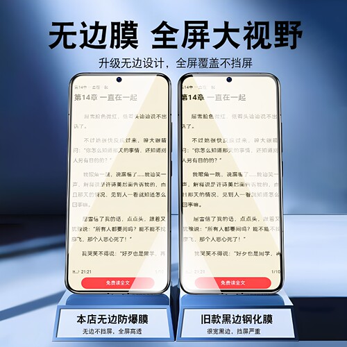 适用荣耀畅玩60钢化膜全屏电镀高清防爆畅玩60手机膜防摔抗蓝光护眼NIC-AN00玻璃畅玩60m贴膜5G保护膜防指纹 - 图0