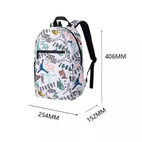 Jordan双肩包满印印花多功能背包学生青少年书包中号3007PS-001 - 图3