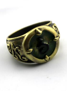 新款动漫周边饰品 魔兽联盟部落标志戒指刀塔饰品PP袋装