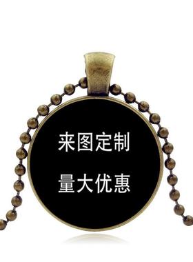 新款嘉运饰品项链时光宝石吊坠珠链项链来图制作 厂家直销 货源稳