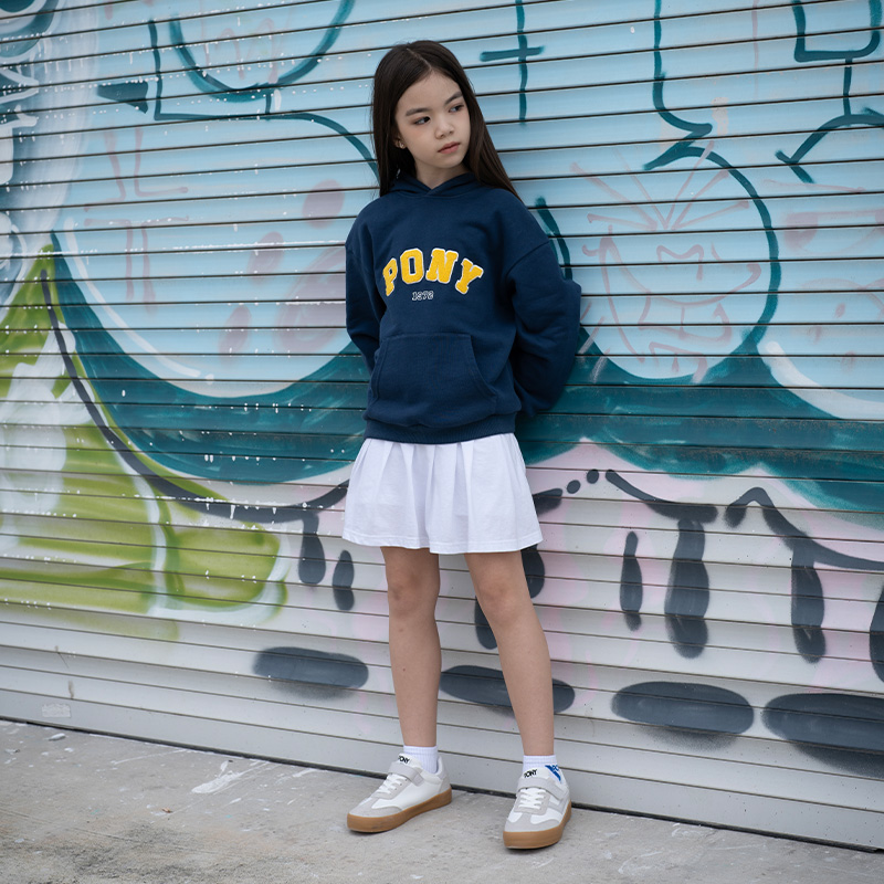 pony童鞋儿童板鞋春夏款男童女童滑板鞋低帮软底运动鞋学生鞋