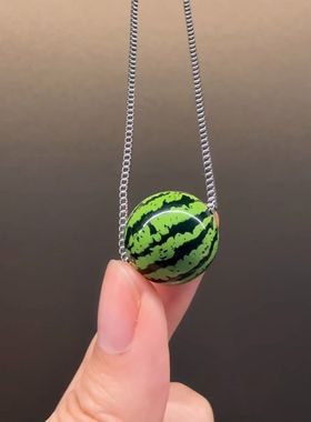 手链小众个性创意仿真西瓜手串