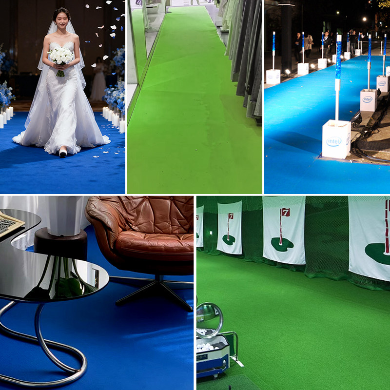 贞爱商用活动地毯大面积蓝色天蓝地毯结婚开业迎宾舞台加厚长期用