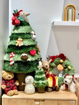 Christmas Jc Christmas Tree Children Toys Plush Dolls Doll Doll Birthday Gift Decorations with Pillow Pendulum