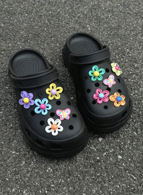 洞洞鞋配饰卡骆驰crocs鞋花