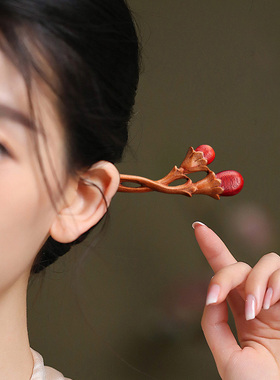 美木兮高档挽百搭发钗