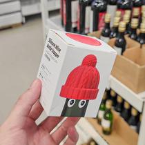 Red cap of wine corks silicione soft red wine bottle cap