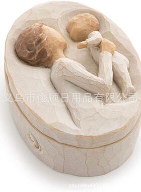 新款 trength Keep Box 纪念品收纳盒树脂居家装饰礼品