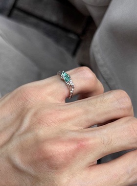 枯枝尾戒男女小指小拇指情侣戒指