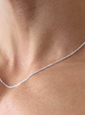 MEDMHERO925银锁骨链