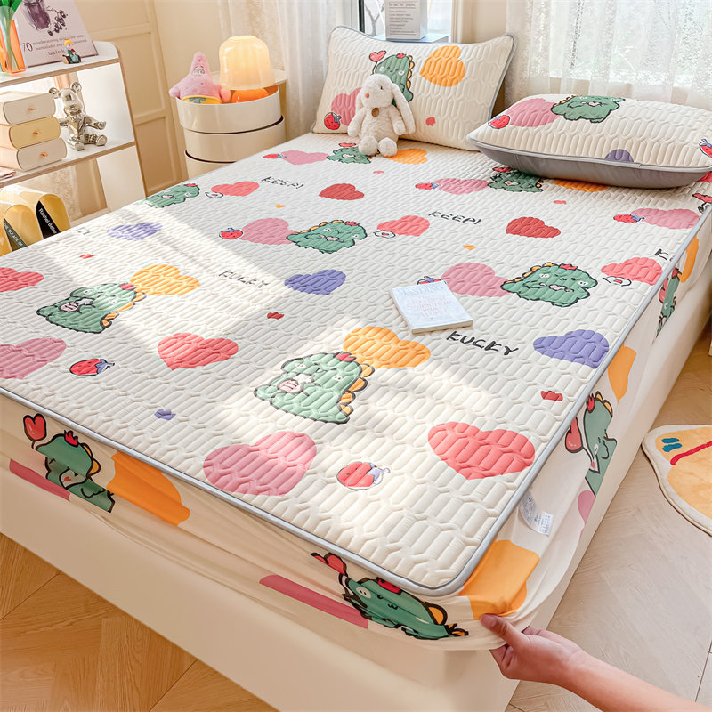 A类母婴级乳胶凉席夏季冰丝床单可机洗