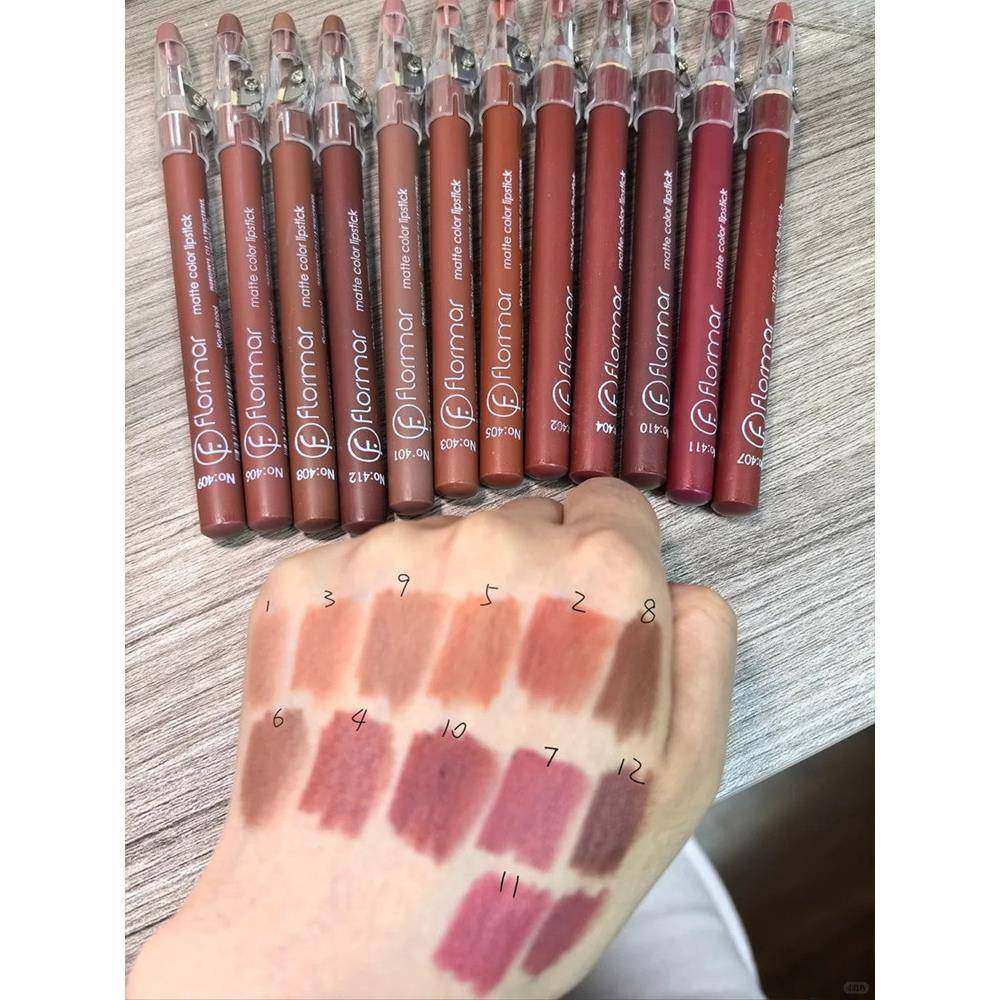 12支新疆口红笔唇线笔唇笔嘴唇两用防水持久不掉色裸色一体不沾杯,淘宝优惠券,粉丝福利购,淘宝优惠卷