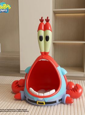 海绵宝宝蟹老板宠物大号猫碗狗碗喂食器喂水器宠物收纳装饰品摆件