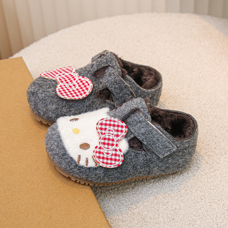 ABC Fans女童加绒勃肯鞋2025冬季新款小女孩加厚保暖豆豆鞋儿童鞋,淘宝优惠券,粉丝福利购,淘宝优惠卷