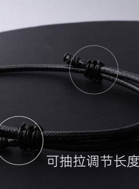 泰伽蜡绳快速佛牌挂绳男女