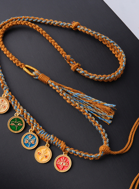 泰国手编佛牌链子男女